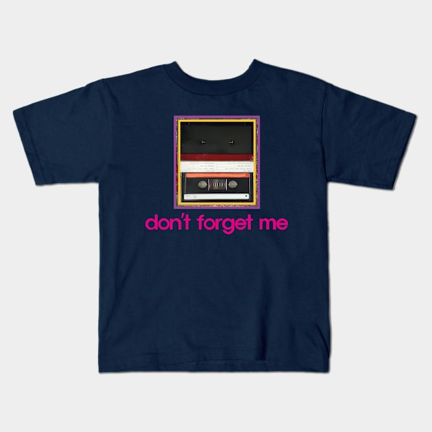 Cassette Tape Kids T-Shirt by EunsooLee